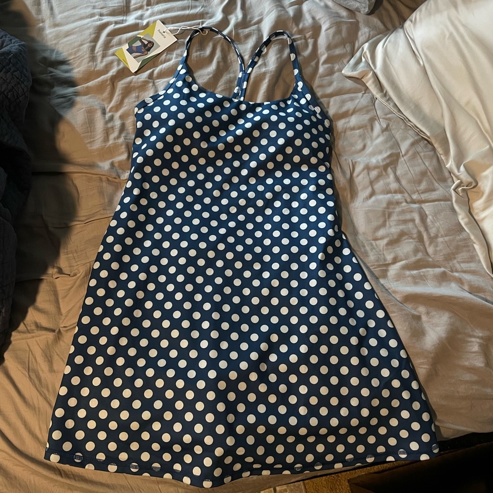 Polka Dot Halara Athletic Dress